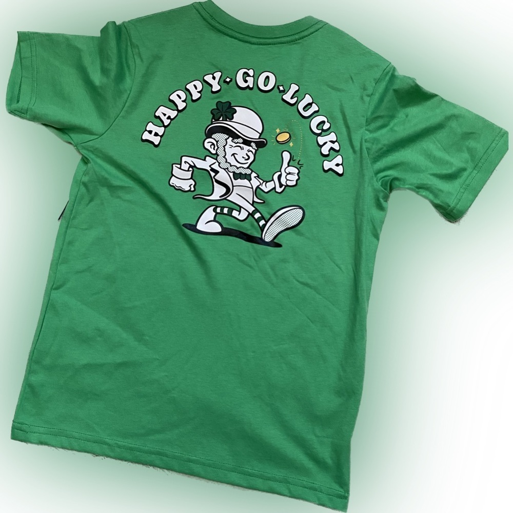 Saint Patrick's Day Boys Go Lucky T-Shirt NWT S